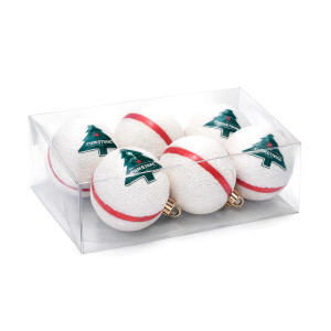 Textured Fleece Christmas Tree Baubles